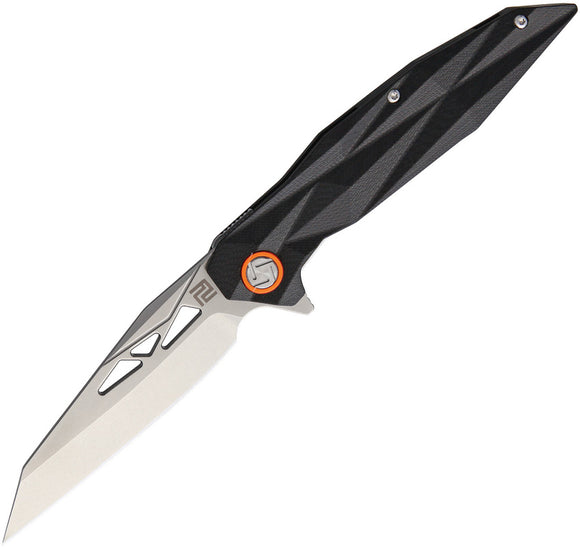 Artisan Black Cygnus G10 D2 Folding Pocket Knife 1827PBKC