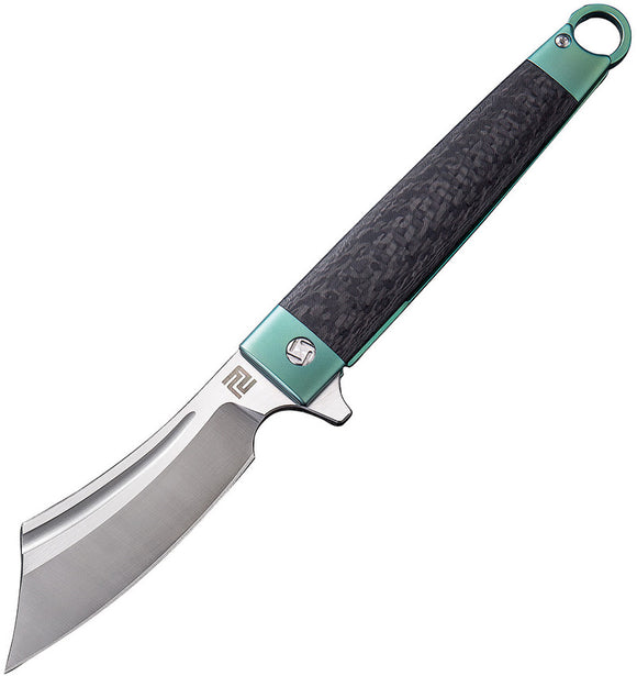 Artisan Cutlass Framelock Green Handle Folding Knife 1830GGN
