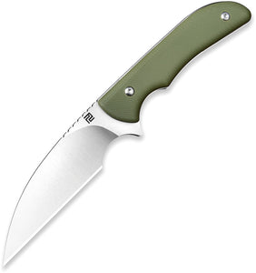 Artisan Sea Snake OD Green G10 AR-RPM9 Stainless Fixed Blade Knife 1842BGN