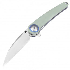 Artisan Cutlery Cazador Jade Natural Linerlock G10 AR-RPM9 Folding Knife 1848pntg