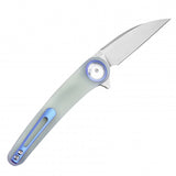 Artisan Cutlery Cazador Jade Natural Linerlock G10 AR-RPM9 Folding Knife 1848pntg