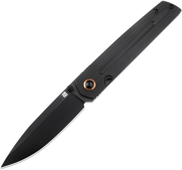 Artisan Sirius Pocket Knife Linerlock Black Folding PVD AR-RPM9 Blade 1849PBBK