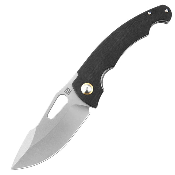 Artisan Xcellerator Linerlock Black Micarta Folding AR-RPM9 Pocket Knife 1860PMBK