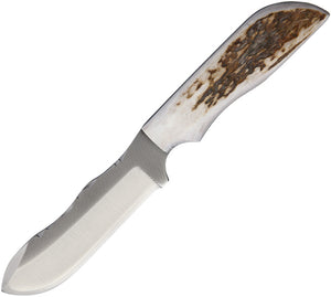 Anza 8.63" Elk Handle Fixed Blade Knife mc4fe