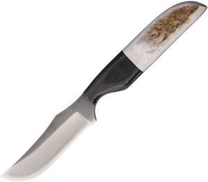 Anza Fixed Blade Elk Stag Black Micarta Fixed Blade Knife SP2E