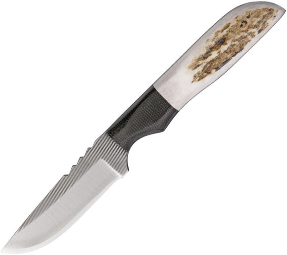 Anza Elk and Black Micarta Fixed Blade Knife sp3e