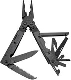 SOG PowerAssist Black Folding Pliers Screwdriver Knife Blades Multi-Tool