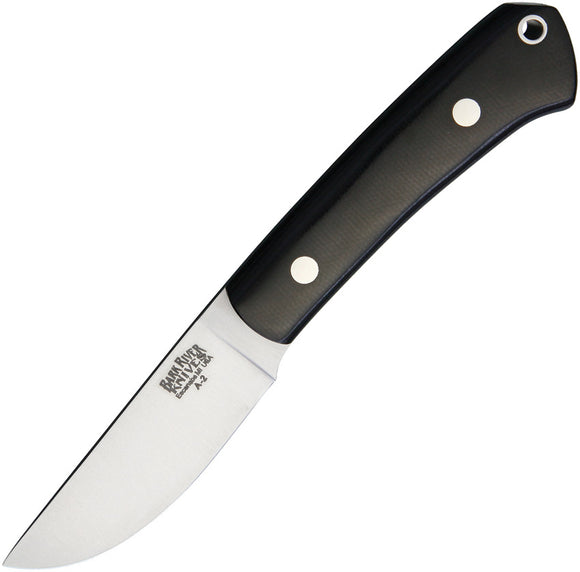 Bark River Woodland Special Black Fixed Blade Knife 01112mbc