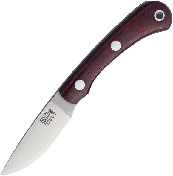 Bark River Pro Scalpel II CPM154 Burgundy Fixed Blade Knife 01150mbu