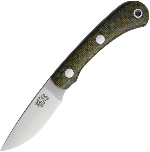 Bark River Pro Scalpel II CPM154 Green Fixed Blade Knife 01150mgc