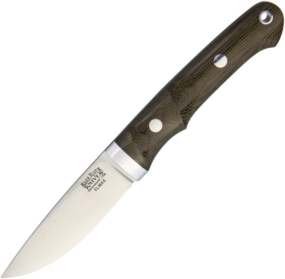 Bark River Classic Utility Caper Green Fixed Blade Knife 02156mgc