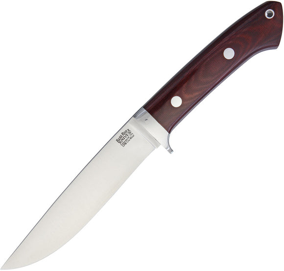 Bark River Wilderness Explorer Maroon Micarta Fixed Blade Knife 02250MBU