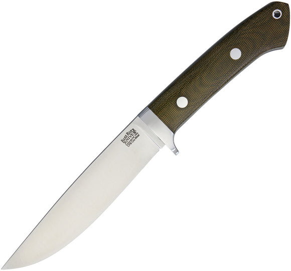 Bark River Wilderness Explorer Green Micarta Fixed Blade Knife 02250MGC