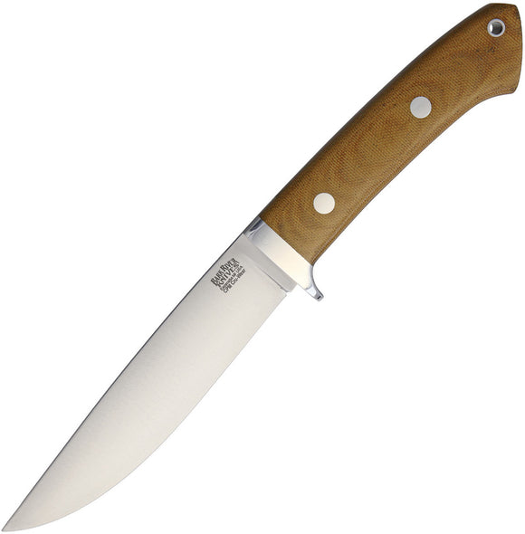 Bark River Wilderness Explorer Natural Micarta Fixed Blade Knife 02250MNC