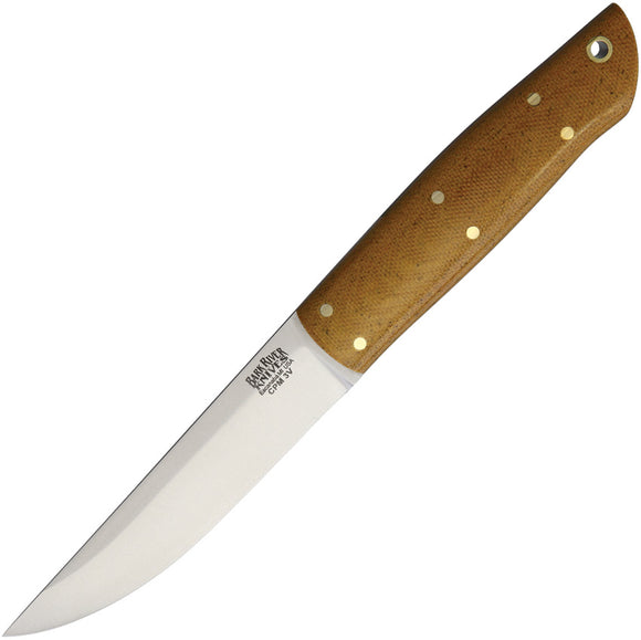 Bark River Puukko Fixed Blade Natural Fixed Blade Knife 06129mnc