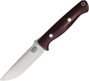 Bark River Gunny Burgundy Canvas Fixed Blade Knife 07021MBU