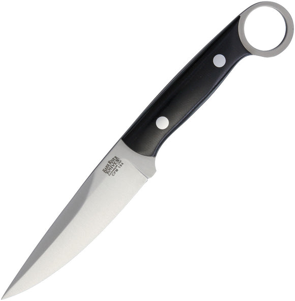 Bark River Donnybrook Black Canvas Fixed Blade Knife 07055mbc