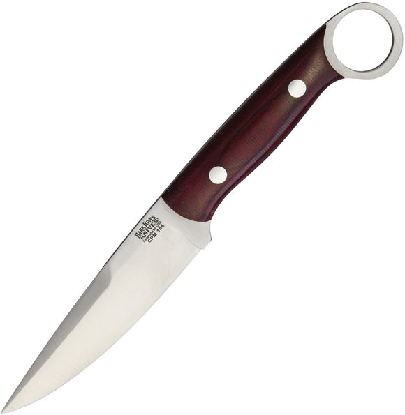 Bark River Donnybrook Burgundy Micarta Stainless Fixed Blade Knife 07055MBU