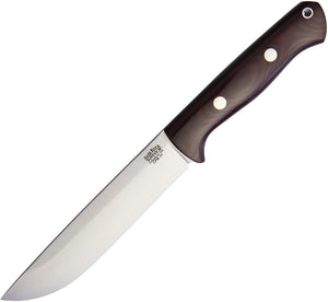 Bark River Bravo 1.5 Field LT 3V Burgundy Fixed Blade Knife 07124ltmbu