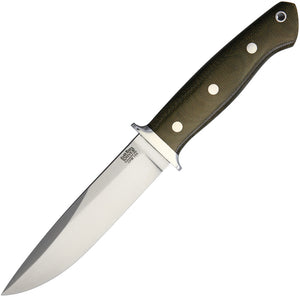 Bark River Sandstorm CPM 154 Steel Green Canvas Knife 07150MGC