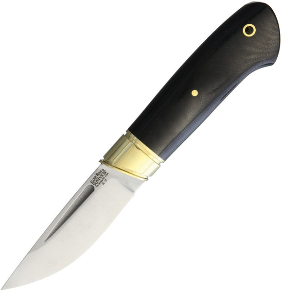 Bark River Brokk Black Canvas Fixed Blade Knife 10018mbc