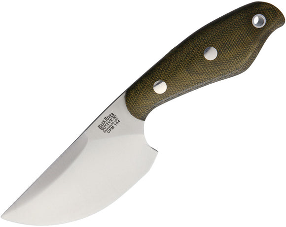 Bark River Skelton Occipital Green Fixed Blade Knife 10051mgc