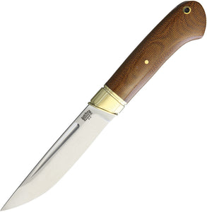 Bark River Ansgar Natural Canvas Fixed Blade Knife 10119mnc