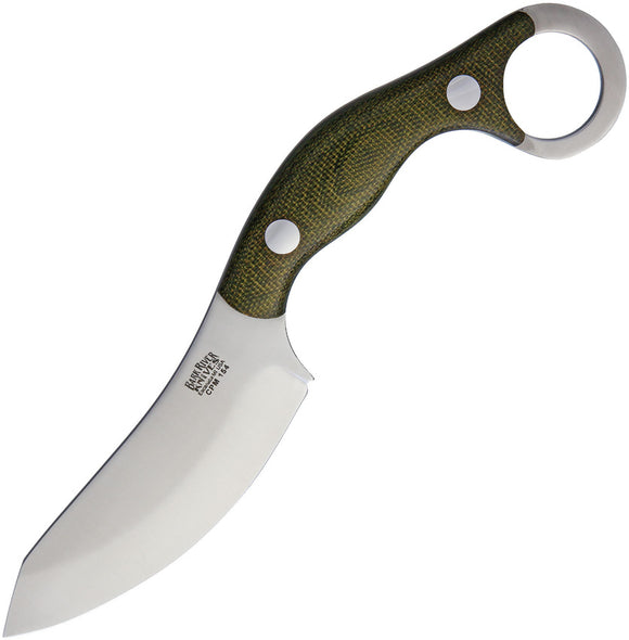 Bark River Bush Bat JX4 CPM154 Green Fixed Blade Knife 10151mgc