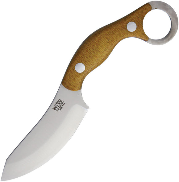 Bark River Bush Bat JX4 CPM154 Natural Fixed Blade Knife 10151mnc