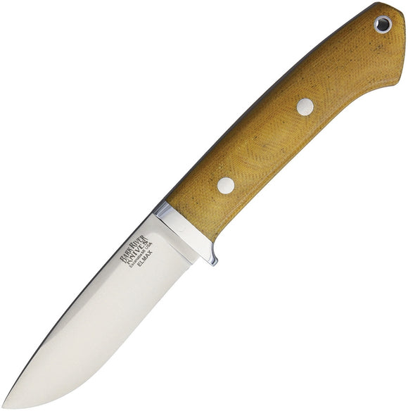 Bark River Classic Drop Point Hunter Fixed Blade Knife 155MNC
