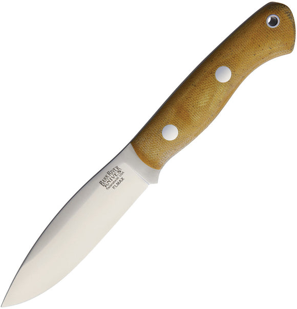Bark River Mini Tundra Elmax Natural Fixed Blade Knife 18041mnc