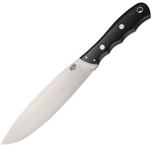 Bark River Canadian Camp II Black Canvas Fixed Blade Knife 3325mbc