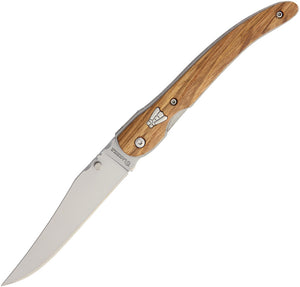 Baladeo Variation Laguiole Zebra Wood Folding Knife dub213