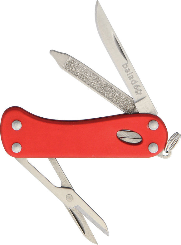 Baladeo Barrow Red Keychain Folding Knife Tool eco166