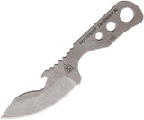 TOPS Bartender Defender XL Fixed Cerakote Blade Gray Steel Handle Knife