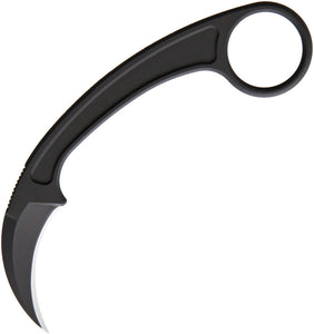 Bastinelli Creations PiKa Karambit Black Cerakote N690Co Steel Fixed Knife S202B