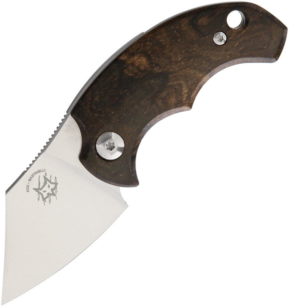 Bastinelli Creations BB Drago Folder Ziricote Wood Handle Folding Knife 203Z