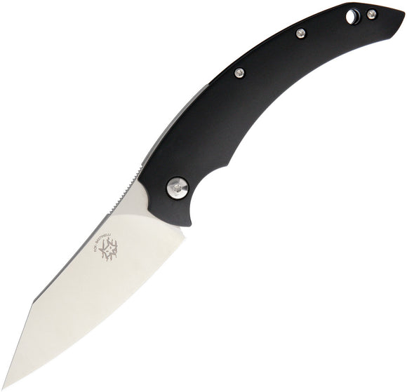 Bastinelli Creations Dragotac Slim Folder Black FRN Stainless Folding Knife 204B