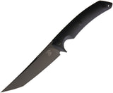 Bastinelli Creations PY Bohler N690 Stainless Tanto Black G10 Fixed Knife 207