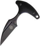 Bastinelli Creations PVD Bohler N690 Stainless Black G10 Fixed Innocent Push Dagger Knife 208