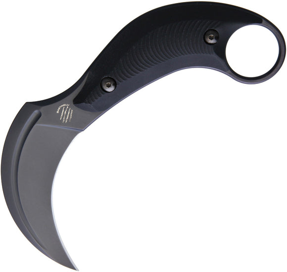 Bastinelli Creations BAK Fixed Blade Black PVD Karambit Knife 213B