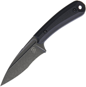 Bastinelli Creations SIN N690 Black Stainless G10 Fixed Blade Knife 215