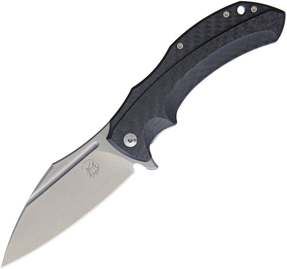 Bastinelli Creations Shadow Framelock Carbon Fiber Elmax Steel Folding Knife 216