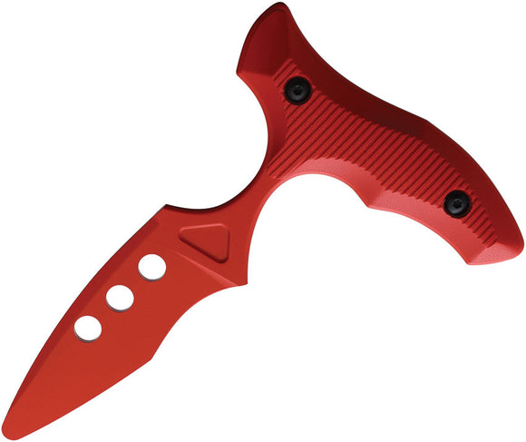 Bastinelli Creations Manaia Red G10 Stainless Push Dagger Trainer w/ Sheath 219T