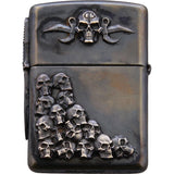 Bastinelli Creations Zippo Skulls Design Double-Sided Lighter 231D