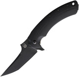 Bastinelli Creations Gecko Framelock Black G10/Titanium Folding Knife 237B