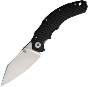Bastinelli Creations Big Dragotac Knife Black G10 & Titanium Folding SW M390 247