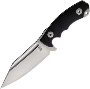 Bastinelli Creations Assaucalypse Compact Black G10 M390 Fixed Blade Knife 251