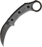 Bastinelli Creations Fury Black Micarta Bohler M390 Fixed Blade Knife 257