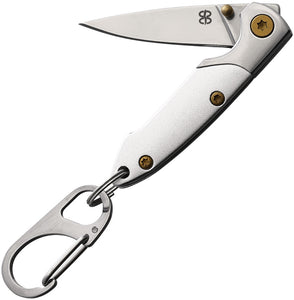 Brighten Blades Not So Heavy Metal Keychain Linerlock Aluminum Folding Pocket Knife 140